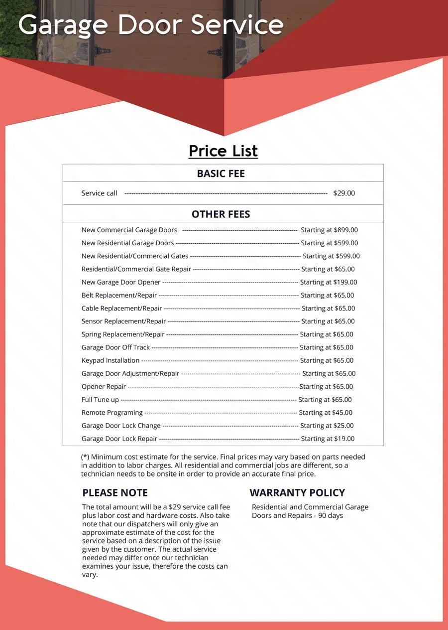 Express Garage Door Service Orlando, FL 407-641-0659